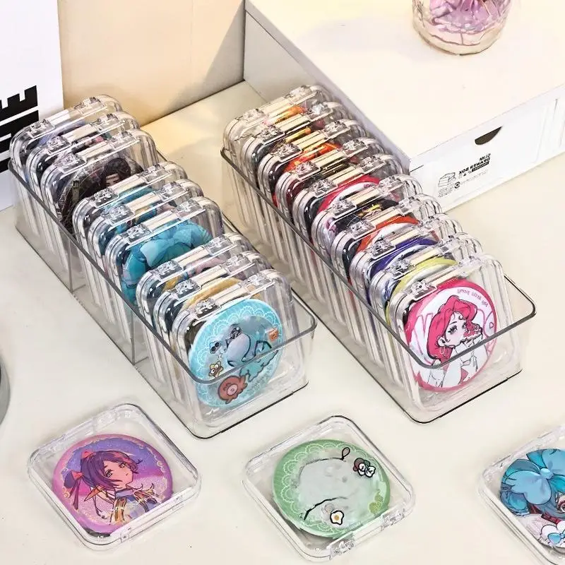 Portable Nail Art Storage Box Multifunctional Small Case for False Nails Jewelry Rings Earrings Home Storage