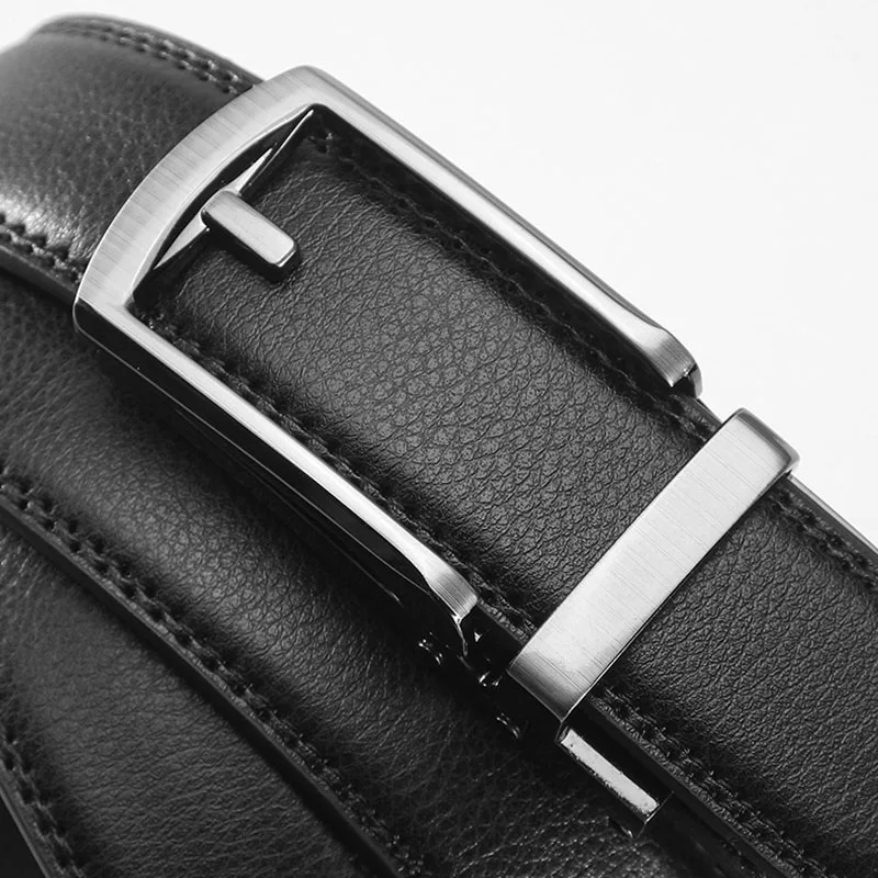 Men Belt Top quality cow genuine leather men\'s belt cowhide strap for male automatic buckle belts for men alloy buckle belt