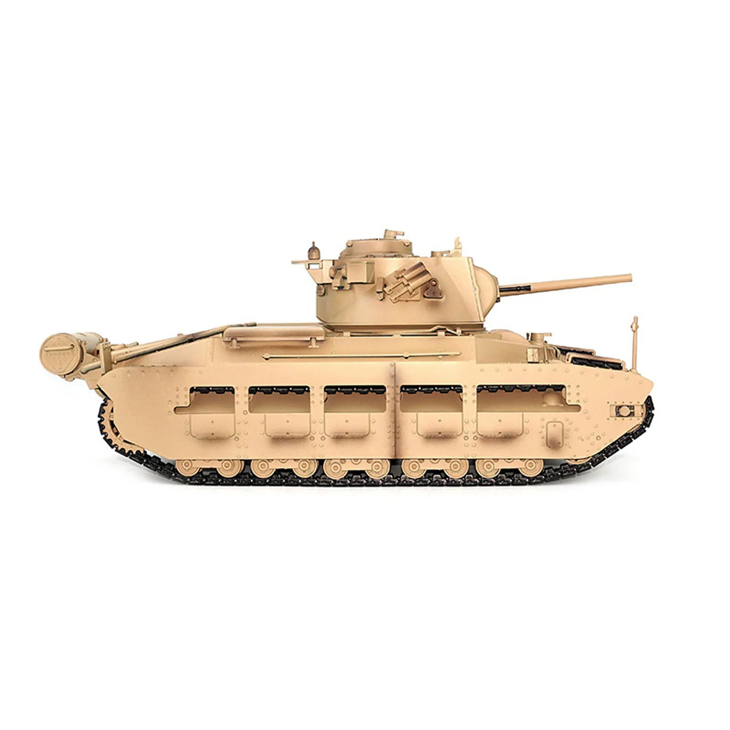 1/16 Tongde دبابة عسكرية للتحكم عن بعد Matilda III IV برج دوران 320 درجة أضواء الأشعة تحت الحمراء الأصوات RC نموذج كهربائي وحدة الدخان