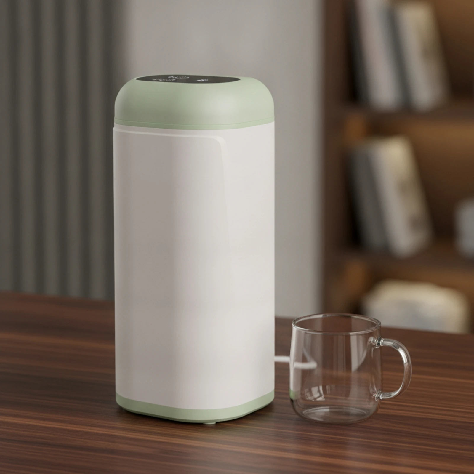 インスタント温水ディスペンサー-調節可能なカウンタートップ温水ディスペンサー器具-透明でポータブル-茶愛好家、オフィス向け