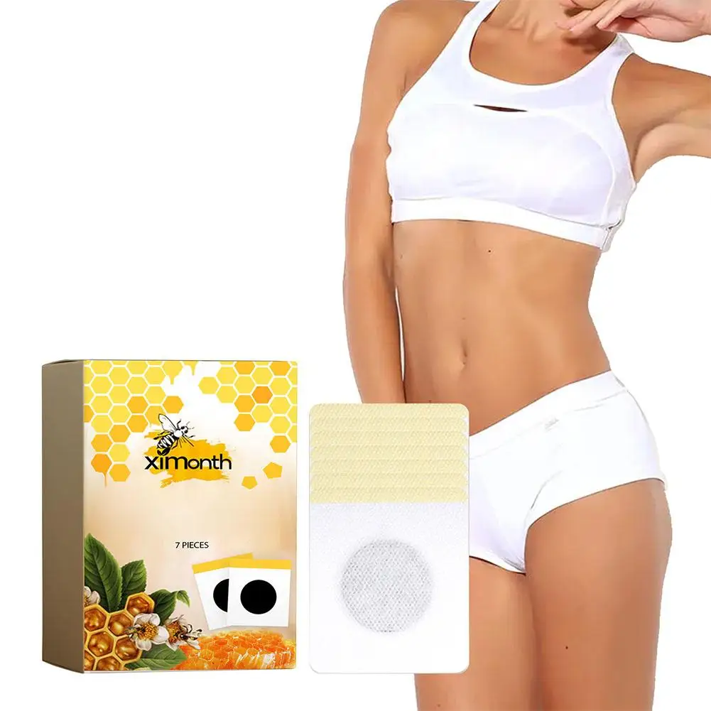 7pcs  Slimming Stickers Detox Weight Loss Fat Burning Bee Diets Pad Thin Thigh Abdomen Waist Hip Body Shaping Patches