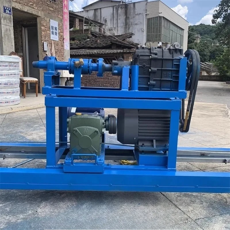 مجموعة كاملة صغيرة مخصصة جهاز الحفر الأفقي للاستخدام المنزلي حفر الآبار 200 متر عمق الربيع الجبلي