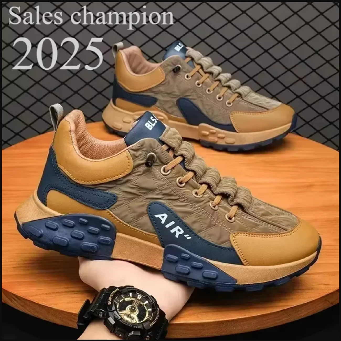*2025 Fashion Men's Casual and Running Sneakers/Thick Bottom Casual Sports Shoes image 3