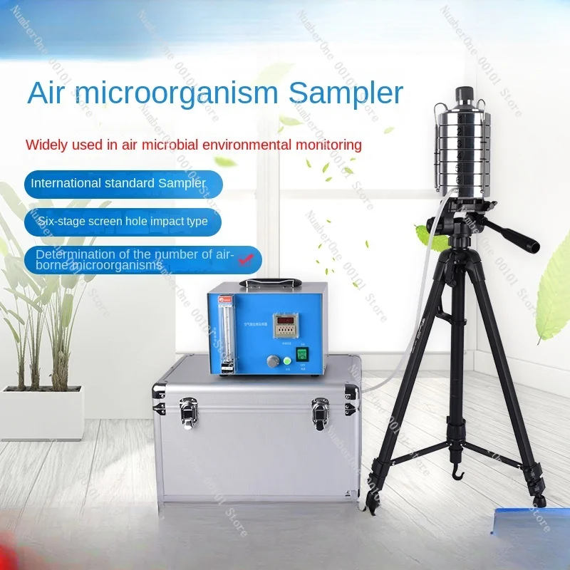 Customized Air Microorganism Six-Level Sieve Hole Impact Type Air Dust Bacteria Sampling Apparatus of Floating Bacteria