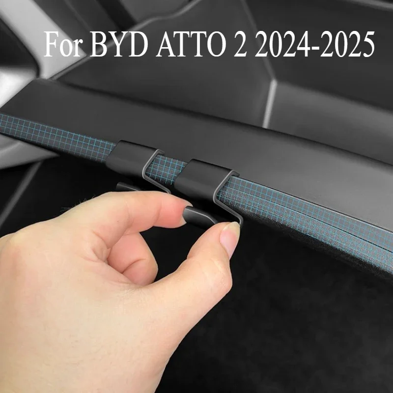 For BYD YUAN PRO ATTO 2 2024-2025 Passenger Glove Box Hook Storage Hook Interior Storage Supplies Body Kits Interior Accessories