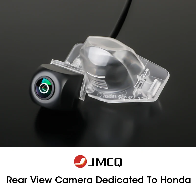 JMCQ 170° HD 1080P Car Rear View Camera For Honda CRV Odyssey Accord Crosstour FR-V Fit Jazz HRV CRZ CRX Night Vision Vehicle