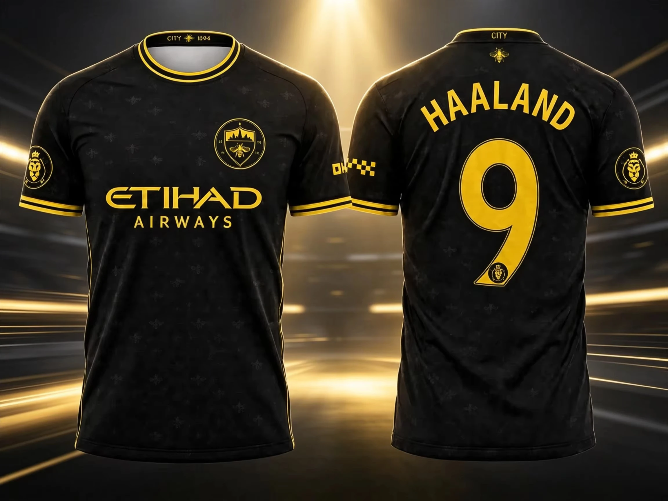 27/26 summer Haaland No.9 Manchester City Football Jersey ManWomen Sport Comfort T-Shirt Sport Tee 3D Fashion Sports Y2K Tops