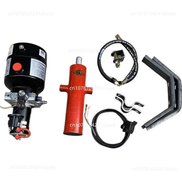 Electric Tricycle Hydraulic Dump Kit Electronically Controlled Lift 12V/24V/48V/60V/72V Dump Hydraulic Modification Parts