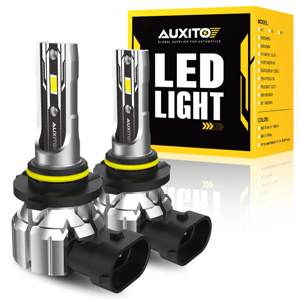 

AUXITO 2Pcs 9005 HB3 LED Headlight 16000LM H11 H8 H9 9006 HB4 LED Headlamp Bulb Fog Lights DRL Daytime Driving Light Automotive