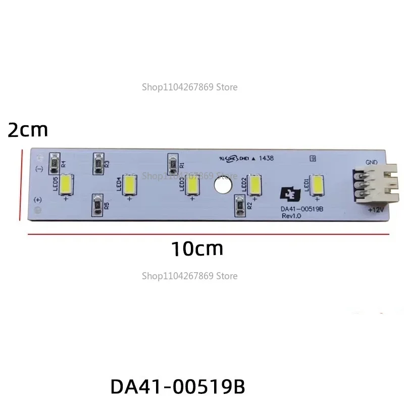 For Samsung Refrigerator Lighting Strip DA41-00519B DA41-00519A Fridge LED LAMP Freezer Parts