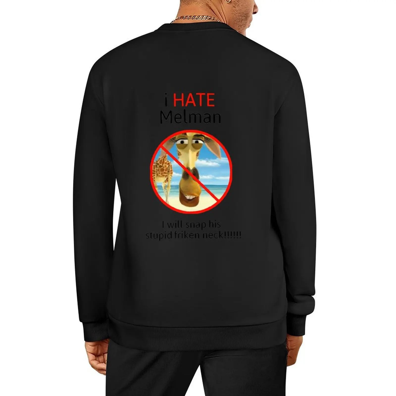 

I Hate melman Pullover fashion men aesthetic clothing men wear men's sweat-shirt set hooded sweatshirt