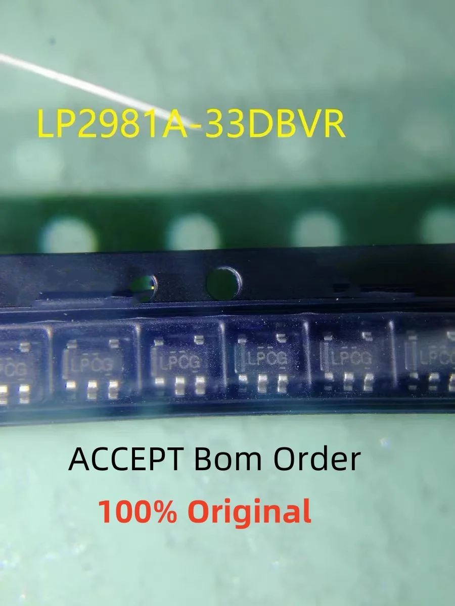 

5Pcs 100% New LP2980AIM5X-5.0/NOPB L01A LP2980IM5X-3.3/NOPB L00B LP2981-33DBVR(LPBG LPBL) LP2981A-33DBVR(LPCG LPCL) SOT-23-5 IC