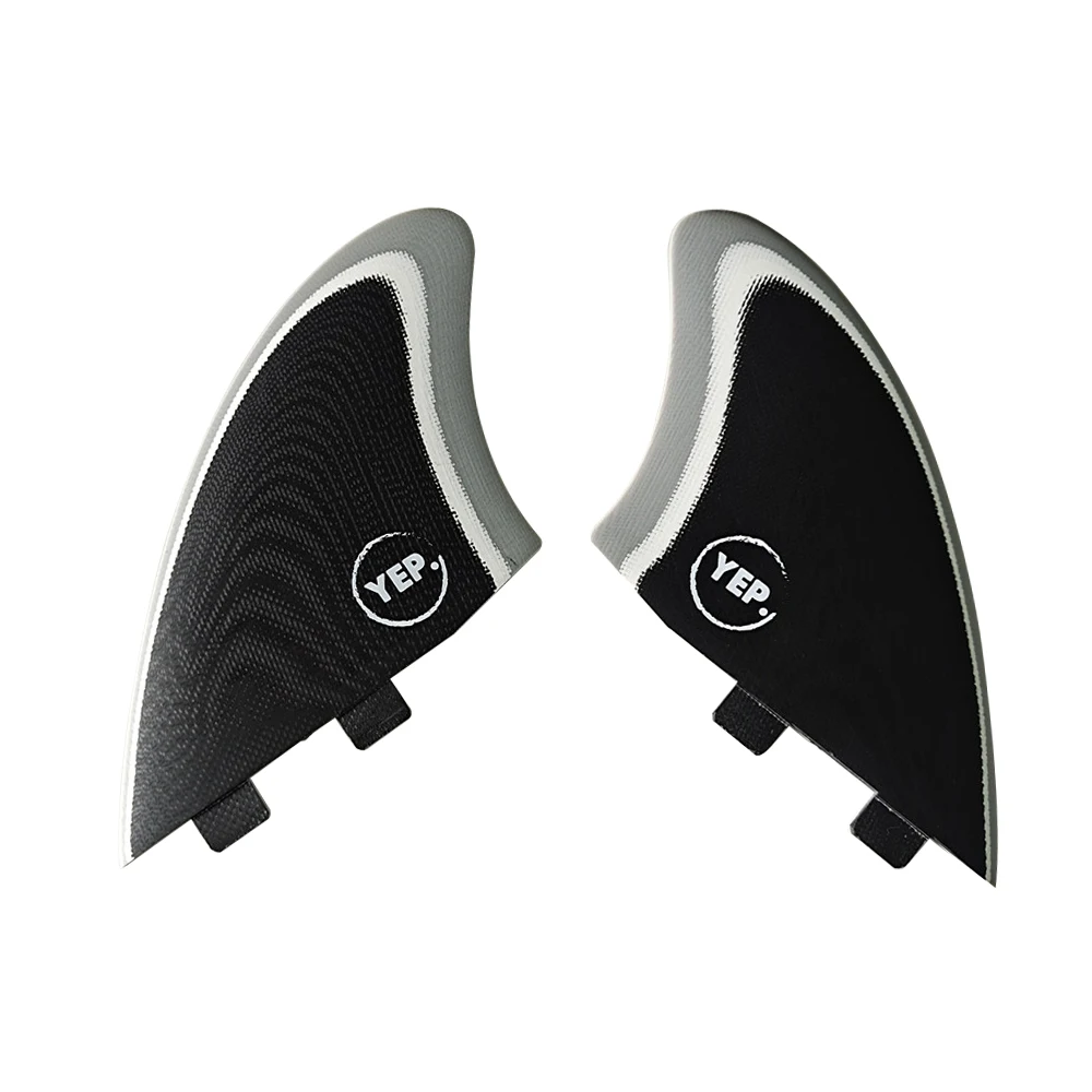 Surfboard Twin fin K2 Black Color Fins  Double Tabs fin thruster fins keel fins quillas fins surfboard accessories