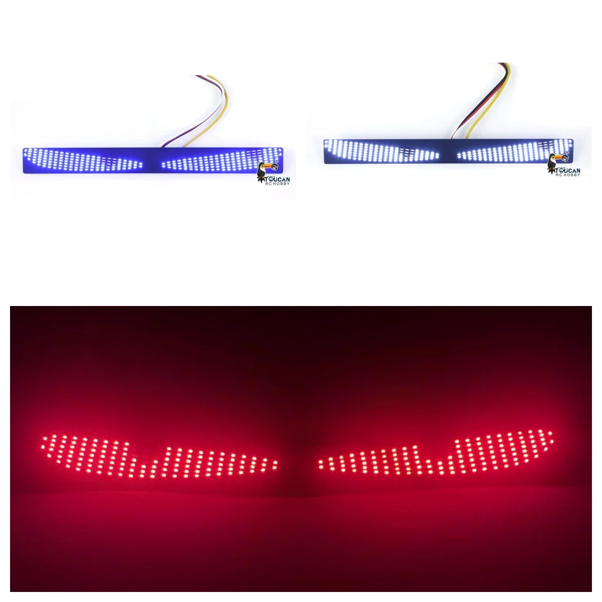 DIY 장난감용 눈 LED 램프 부품 1:14 타미야 무선 조종 트랙터 트럭 56368 56371 56379 RC 트럭 자동차 FH16 56375 56360 R620 1851