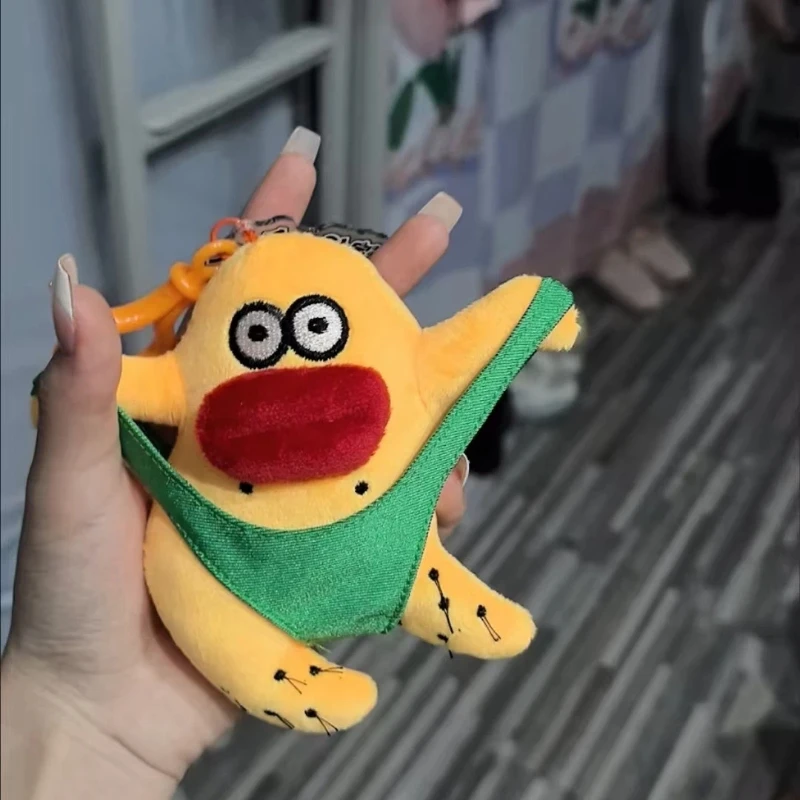 Ciondolo borsa pazzo fuggitivo brutto e carino per ragazze Zaino carino ornamento portachiavi peluche articolo brutto annuale regalo creativo