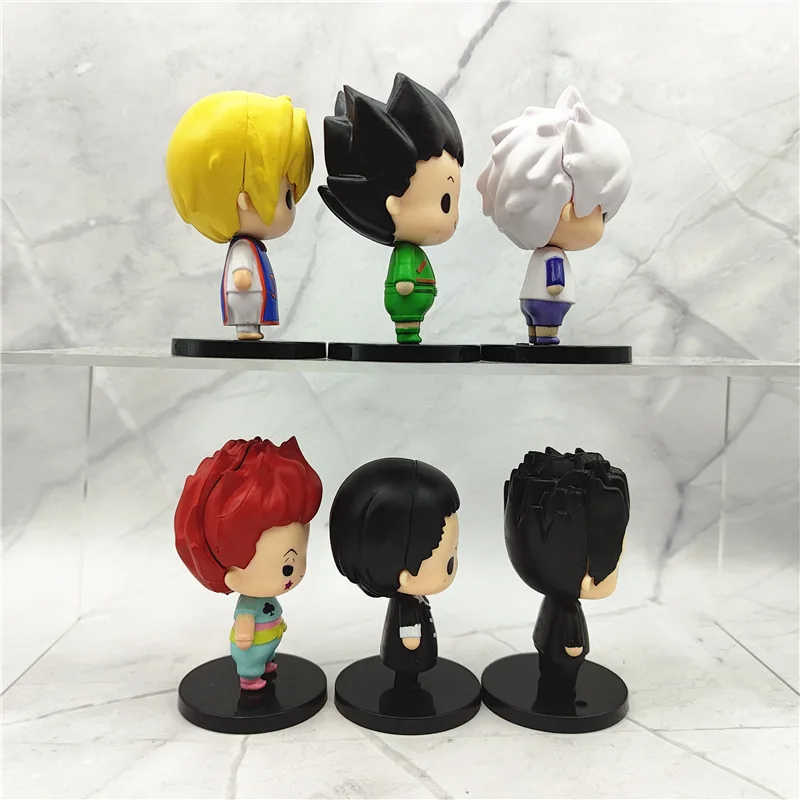 HUNTER x HUNTER Action Figure Killua Zoldyck GON FREECSS Doll Hisoka Chrollo Kurapika giocattoli per auto regalo