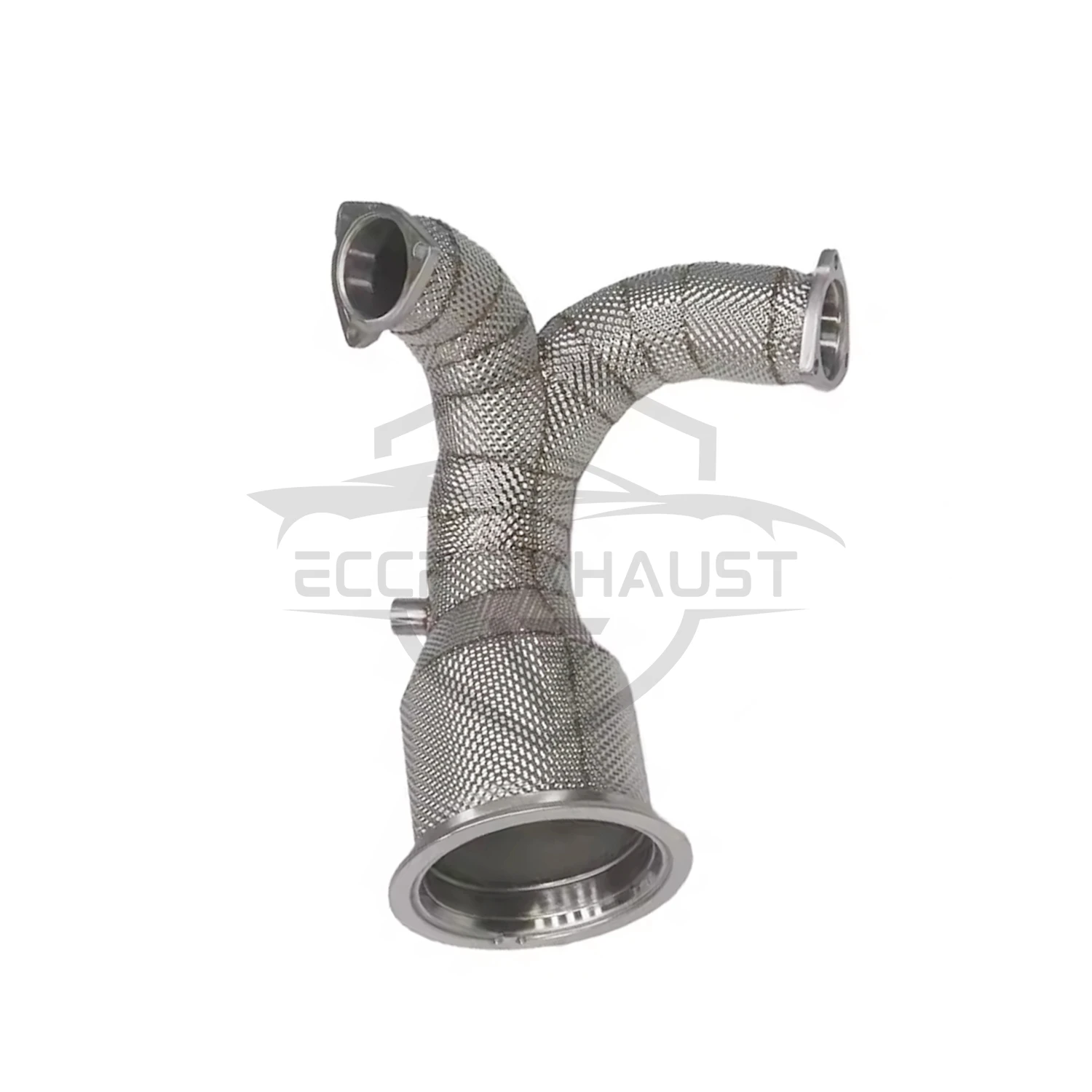 

Premium Stainless Steel Downpipe with Heat Shield for Audi S4 S5 3.0T Enhanced Flow Performance