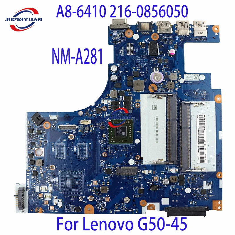 

For Lenovo Ideapad G50-45 15Inch Laptop Motherboard ACLU5/ACLU6 NM-A281 A8-6410 DDR3L Notebook Mainboard 100% Full Tested