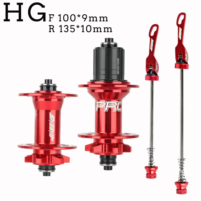 Pro 4 HASSNS 32 فتحة 36 فتحة Mtb Hub الإفراج السريع 10x135 المحور الخلفي Mtb Thundering Masses Noisy K7 Cube 120 نقرة 12 سرعة HG #6