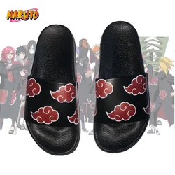 Naruto Anime Uchiha Itachi Akatsuki Casual Slippers Trend Slipper Home Indoor Thick Bottom Non-Slip Comfortable Couple Slipper