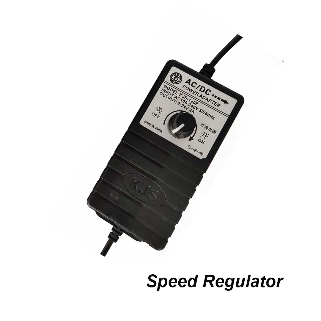 12V/24V Small Vibrating Motor 3800rpm for Warning Systems Massage Bed Chair Speed Regulating Vibrator