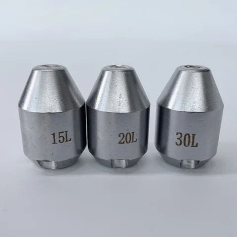 SS Front 1 Rear 4 Holes 5000 Psi Mini Pipe Rotating Jet Cleaning Nozzle 1/4' Female Sewer Unblocking Cleaning Sludge Kit 15-40L