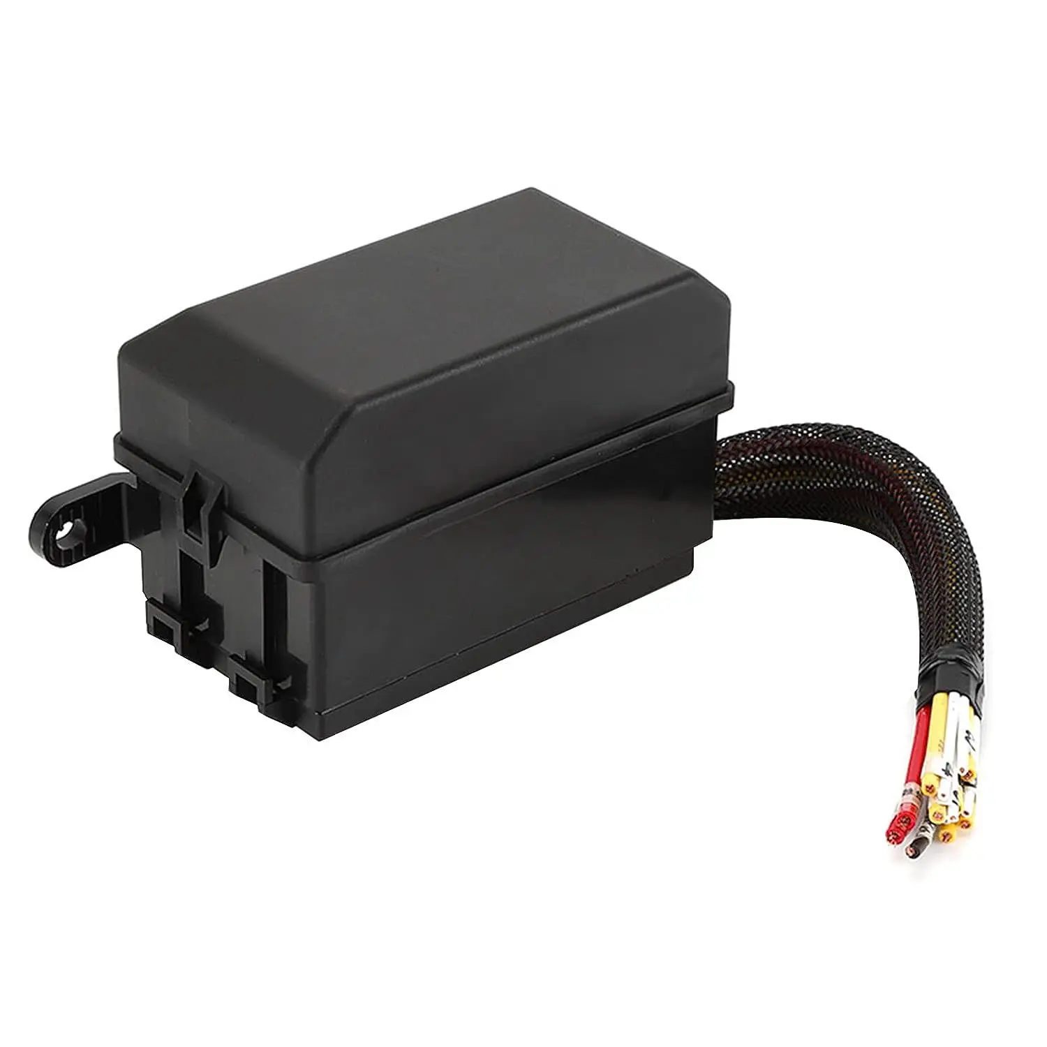 Automotive relay fuse box 12V/24V modified for automotive use with wire harness fuse box, automotive 6-way fuse box