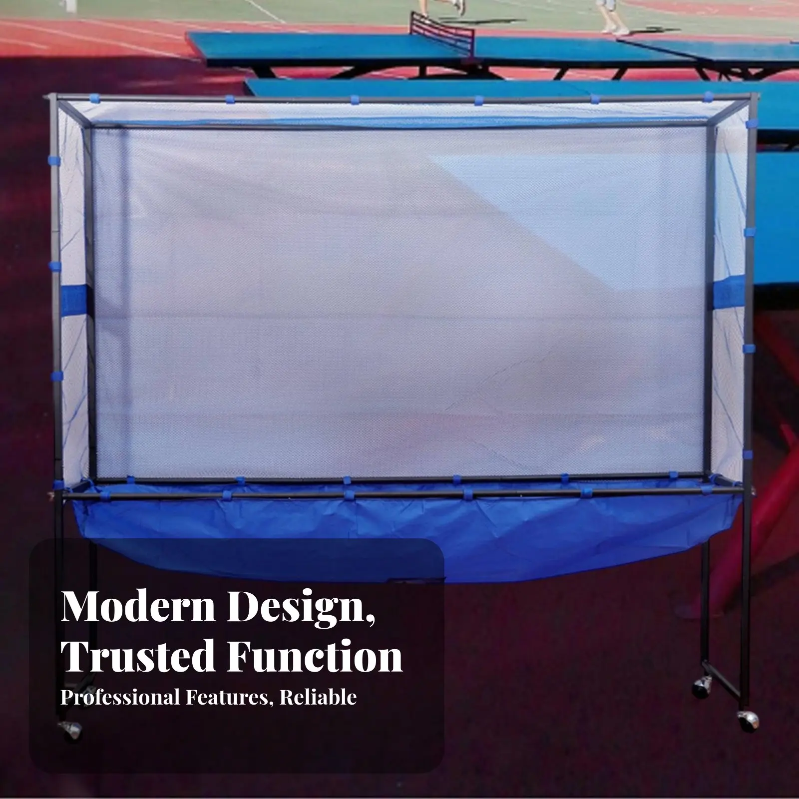 

Сетка для сбора мячей для настольного тенниса, большая вместимость, для мобильных столов, для настольного тенниса, Backstop