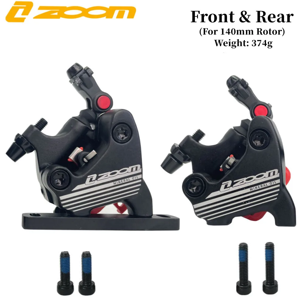 

ZOOM Road Bike Hydraulic Brake Caliper HB108 Bicycle Line Pull Disc Brake Flat Mounted Oil Pressure Brake Bicycl Accessories