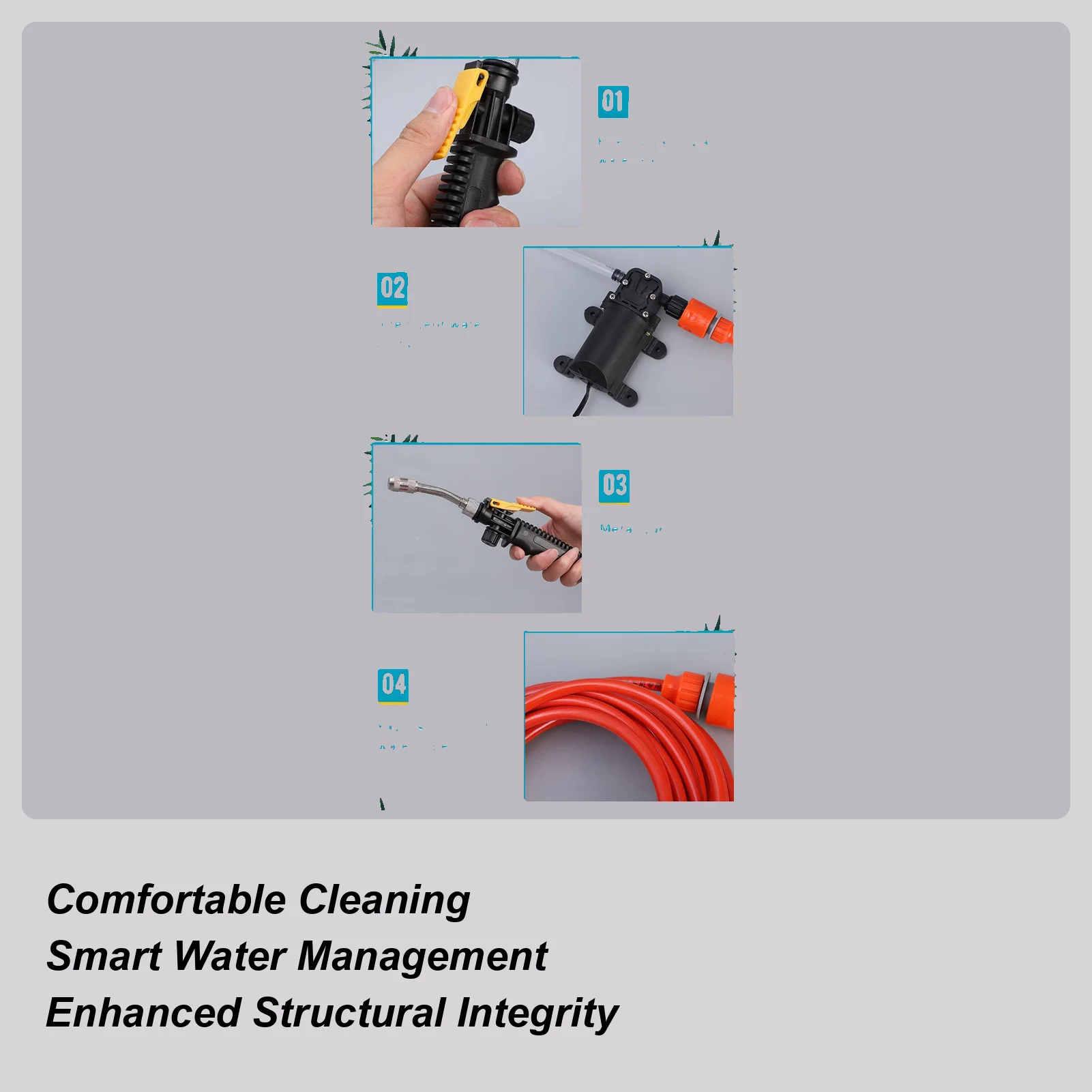 

Portable Pressure Washer Electric Pressure Washer Tools & Home Improvement For Shower Outdoor Road Conditioner cleaning machine