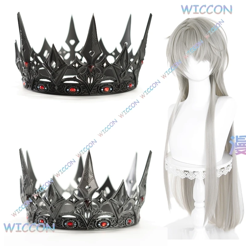 Xavier تأثيري الدعامة الحب والمساحة العميقة Moonfall Lightbringer تاج زوجين تيارا ملك الظلام تاج الرجال النساء الملحقات #1