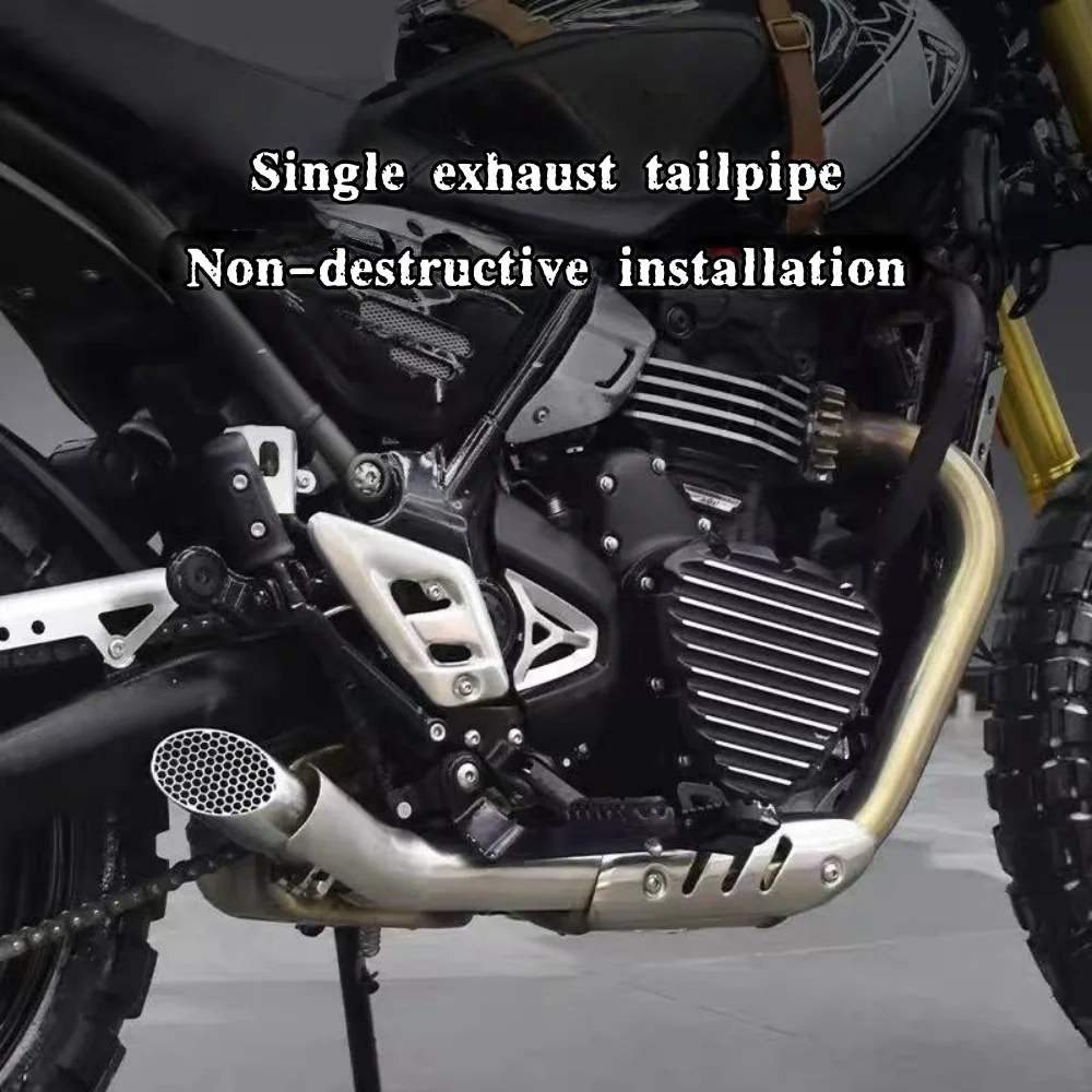 Honeycomb exhaust tip accessory for SPEED 400/SCRAMBLER 400X single exhaust tailpipe scrambler 400 x/400 SPEED
