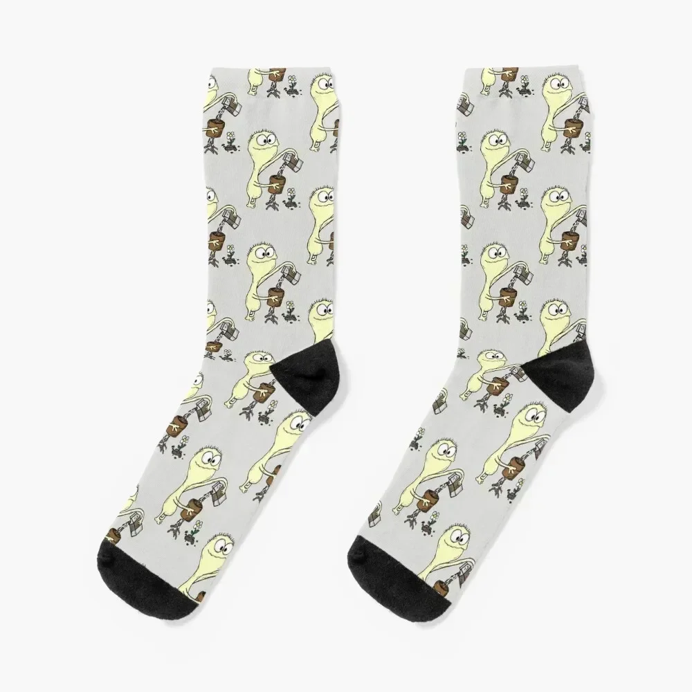 Cheese Spilling Chocolate Milk - Foster's Home for Imaginary Friends Socks Run Socks Girl Men's