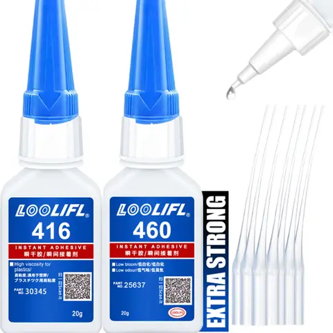 Loctite 416/460 Instant Strong Super Glue Universal Superglue Mighty Instant Glue for Resin Ceramic Metal Glass Fast Dry