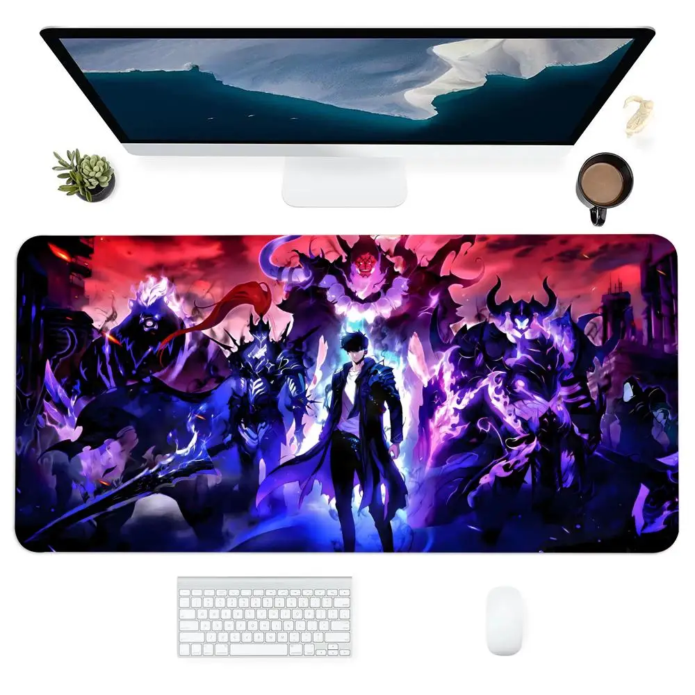

Solo Leveling anime Mouse Pad Large Gaming Non-slip Mousepads Laptop Art Mausepad Tablet Gamer Keyboard Mat Mini PC Playmat