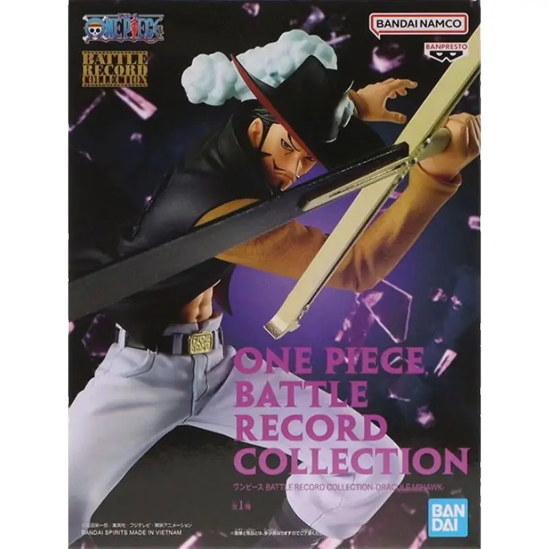 Bandai Banpresto One Piece Navigation King BATTLE RECORD COLLECTION Figurka Anime Eagle Eye Dracule Mihawk Model Lalka Ozdoby