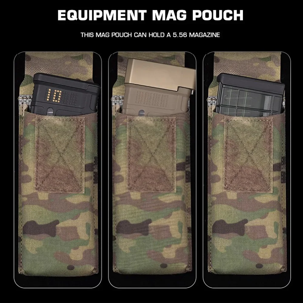 Airsoft 5.56 Magazine Pouch Full Wrapped Type Hunting Rifle M4 M14 M16 AR AK Mag Pouches Scratch-resistant Camouflage Tool Bag