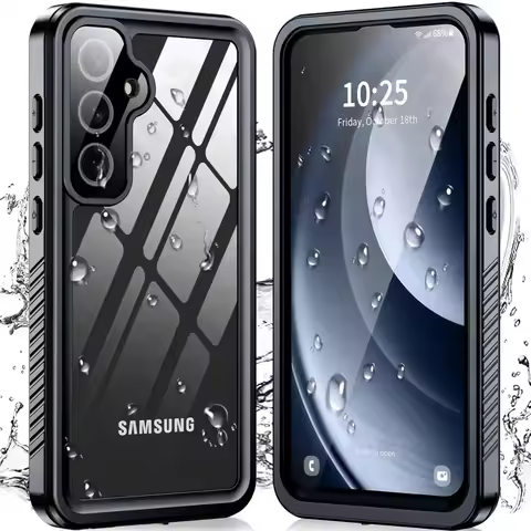 IP68 Shellbox Waterproof Case For Samsung Galaxy S25 S24 S23 S22 Ultra FE A55 A35 A15 4G 5G Aluminum Swimming Phone Luxury Cover
