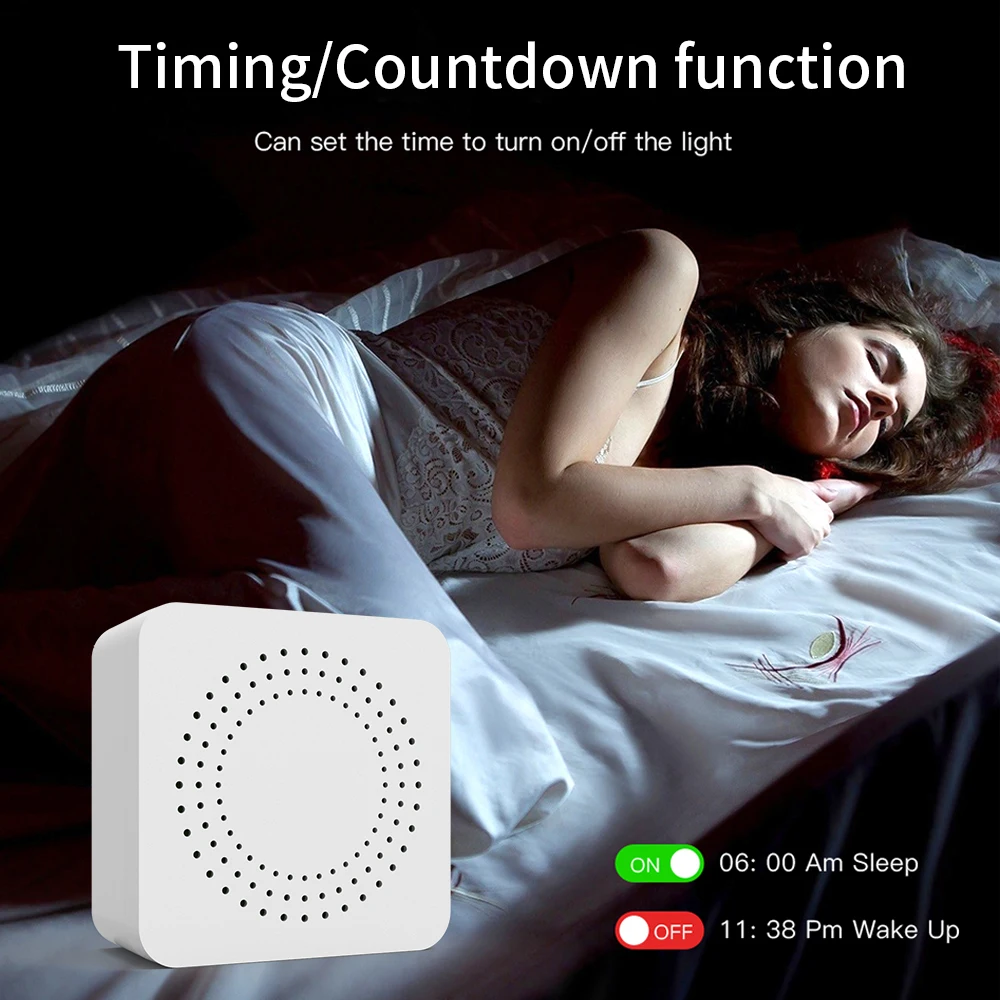 Tuya Mini Wifi Zigbee Switch DIY 2Way 10A 16A Smart Home Remote Control Timer Breaker Support Alexa Google Home Smart Life Alice