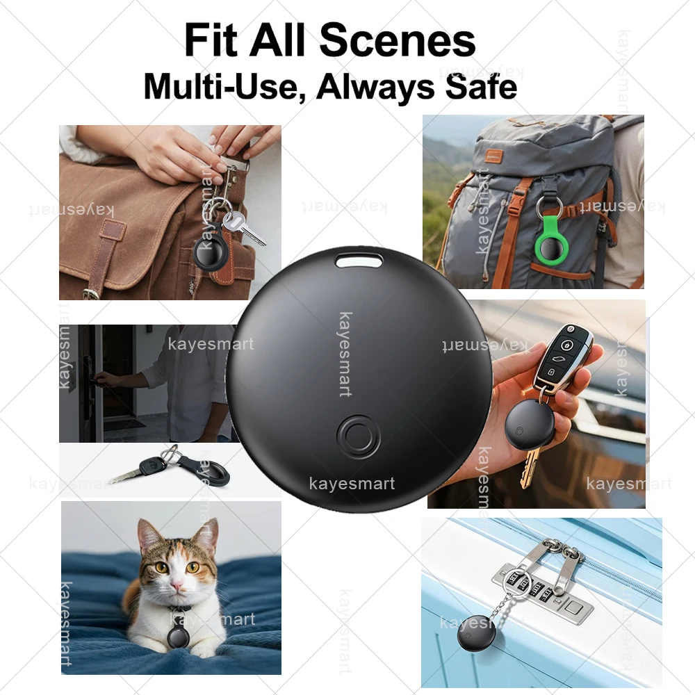 Picture 7: Dual System Tracker Smart Tag Bluetooth Tracker Item Finder Keys Locator for iOS Apple Find My or Android Google Find Hub APP