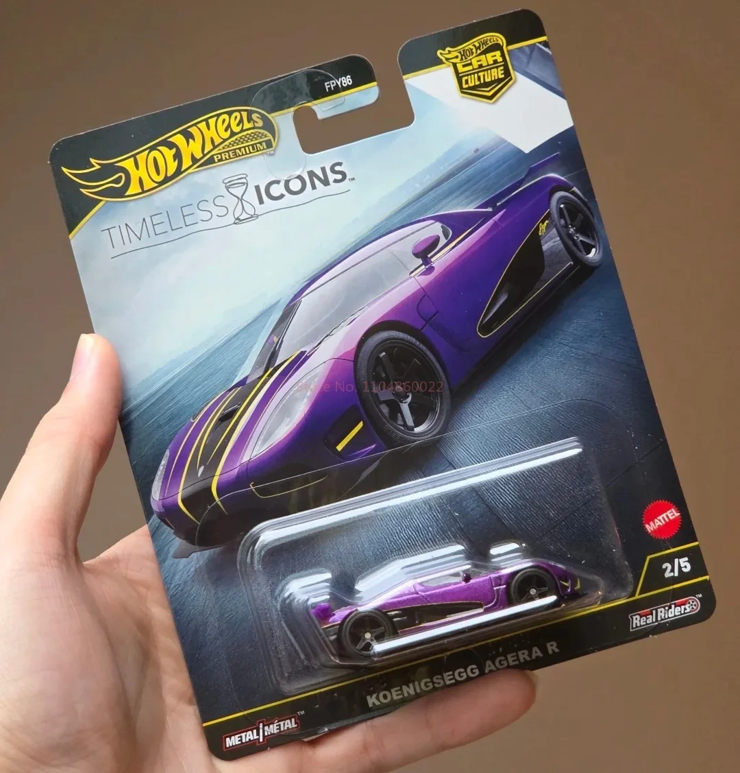 Originele Hot Wheels 1/64 Auto Cultuur Tijdloze Pictogrammen Ferrari F50 Porsche Carrera Gt Chassis Conversie Collectible Auto Model Speelgoed