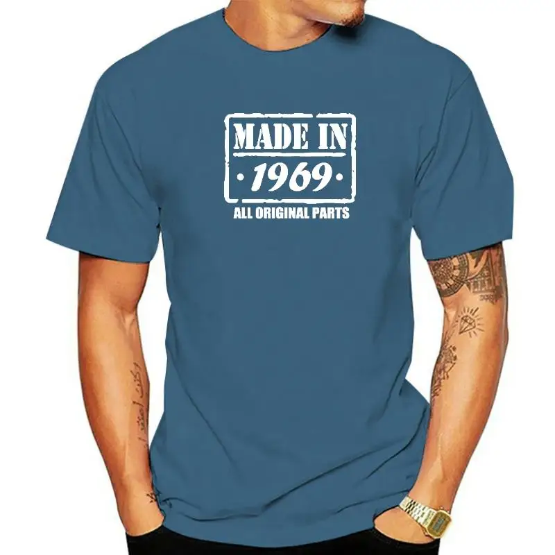 Made In 1969 T Shirts 53 Years Birthday Gift Funny Unisex Graphic Fashion New Cotton Short Sleeve O-Neck Harajuku T-shirt