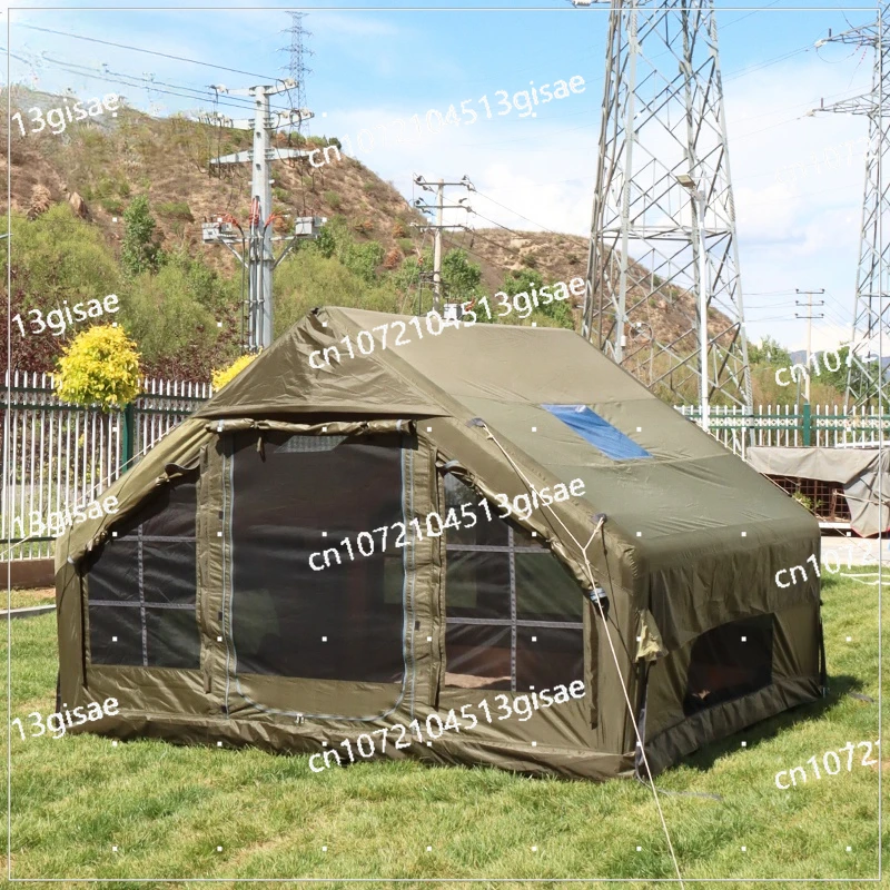 Glamping Inflatable Outdoor Camping Tent   Family Luxury Tent