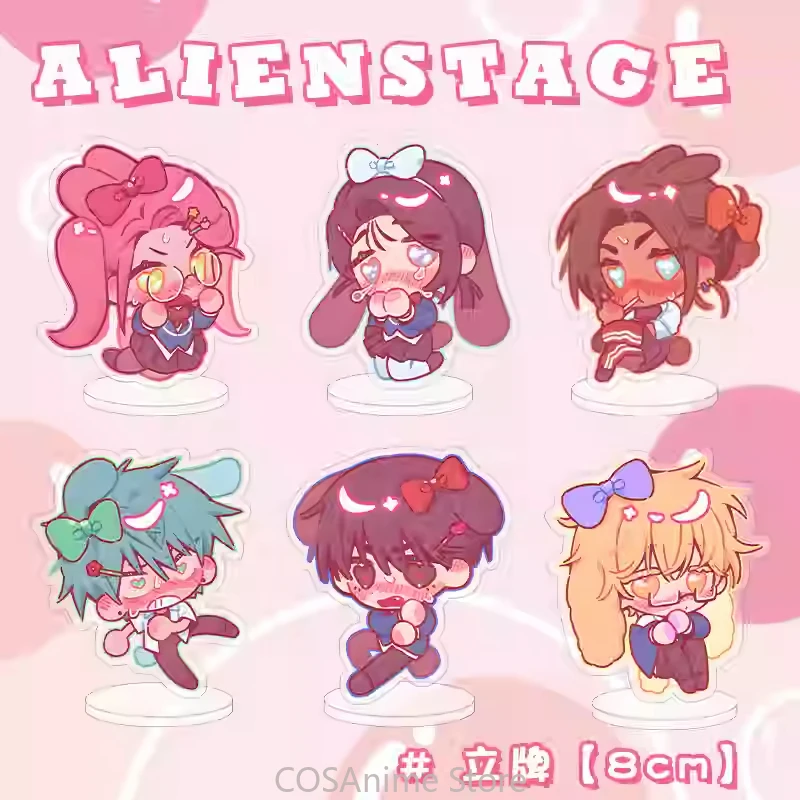 

6CM ALNST Ivti ALIEN STAGE Mizi Ivan Till Luka Sua Hyuna НОВАЯ Аниме Акриловая подставка Модель Настольный дисплей Брелок Рюкзак Подвеска