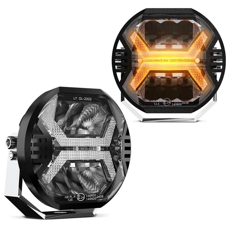 

Emark Car LED Work Light Bar 12v Amber DRL Driving Light Spotlight for Car Truck 4x4 Off Road ATV Auxiliary Light for Motorcycle