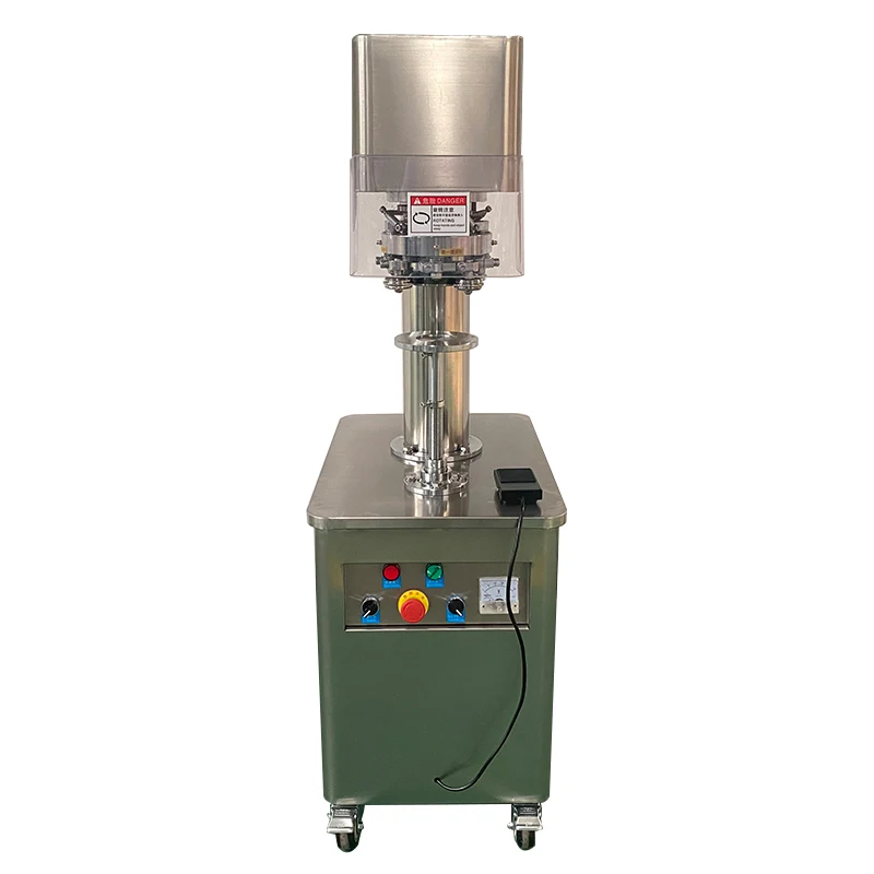 Semi-automatic Non-rotating Can Sealer Soda Tin Can Seamer Automatic Can Sealing Machine