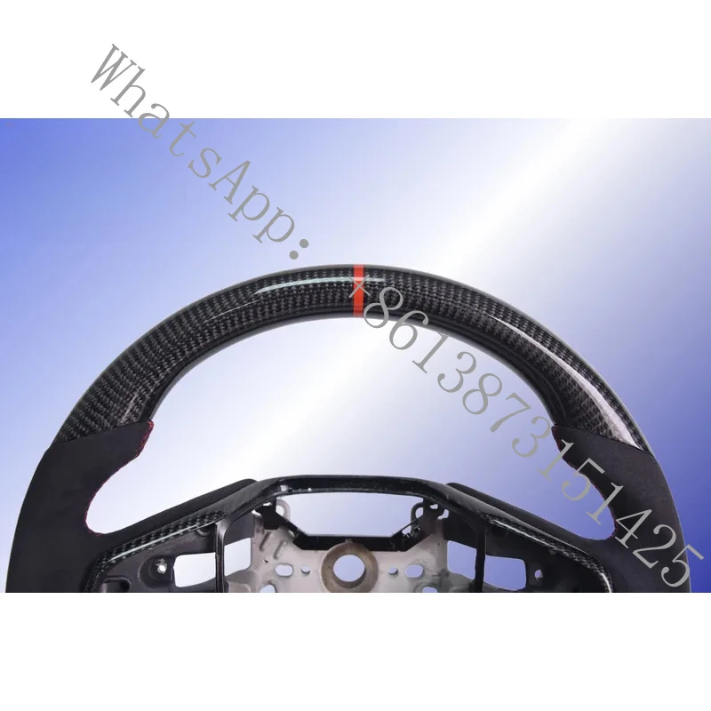 ForGlassy Carbon Fiber Steering Wheel Gen 10th 2016-2021,Type R FK8 North American Spec Suede Leather