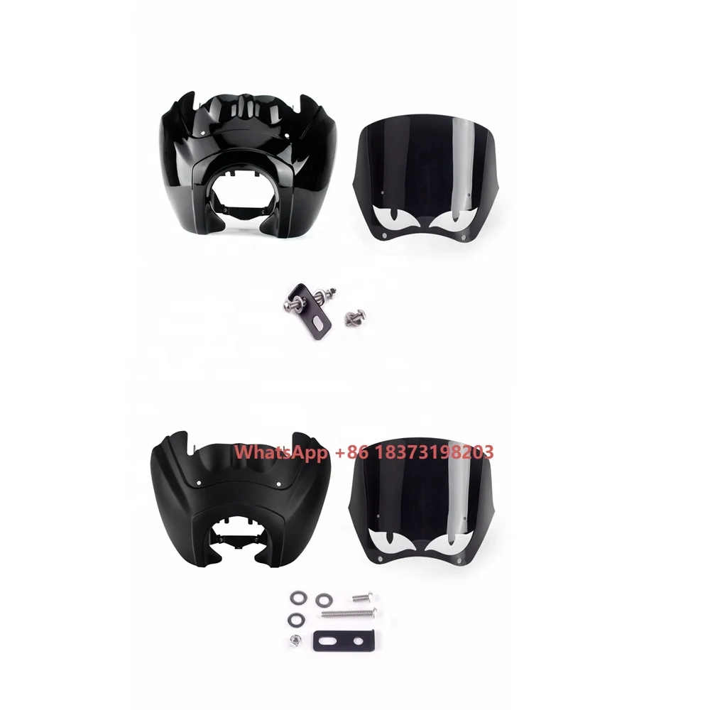 

Motorcycle Front Headlight Fairing Outer Club Style for Harley Softail Street Bob FXBB 114 FXBBS Standard FXST Low Rider FXLR