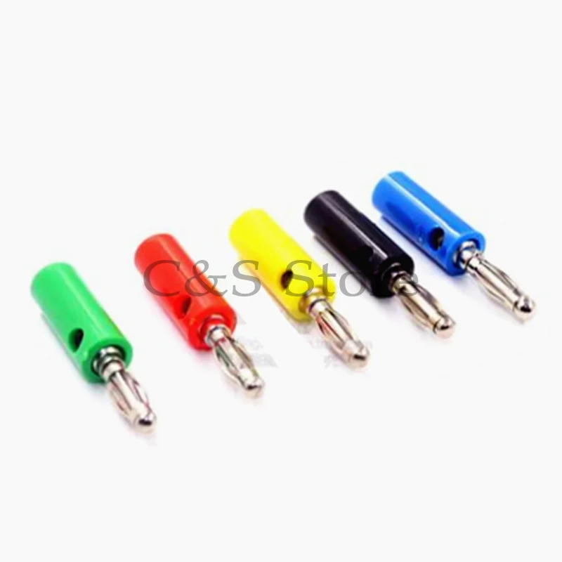 10PCS New 4mm Banana Plug Connector Jack Screw-type Banana Head