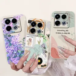 For Infinix Note 40 Pro Plus Case Fashion Pattern Camera Protection Soft Silicone Cover For Infinix Note 40 Pro Note 40 4G Funda